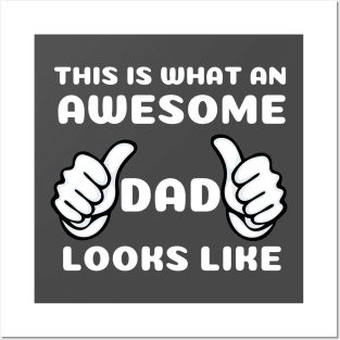 Awesome dad Posters and Art